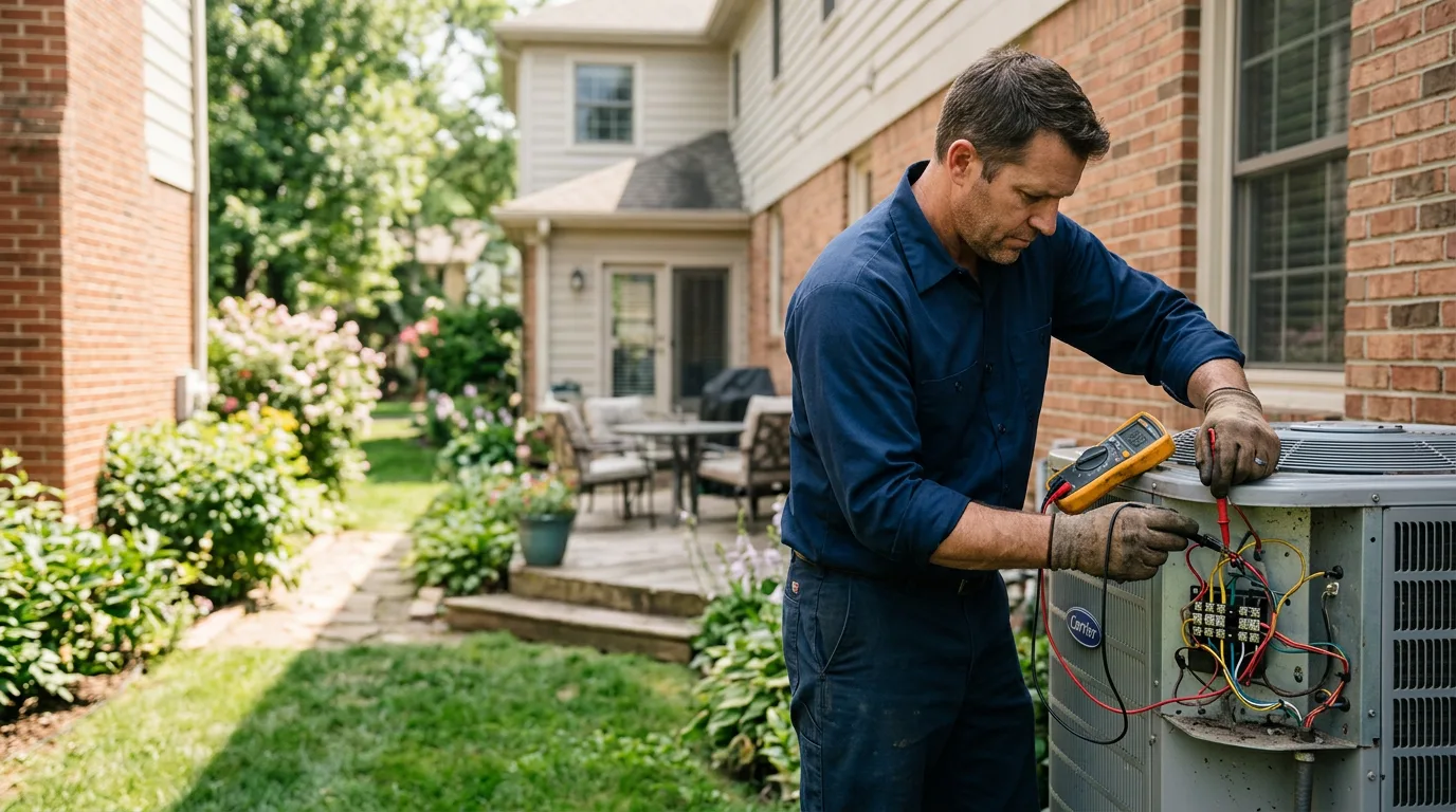 HVAC technician working near Brattleboro, VT